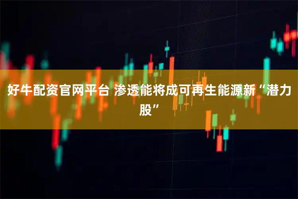 好牛配资官网平台 渗透能将成可再生能源新“潜力股”